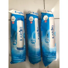 Bộ 3 Lõi Lọc 123 Karofi Chính Hãng - Thay Thế Máy Lọc Nước OP1310, SS038 - Lọc 5 và 1 Micron, Khử Clo, Độc Hại