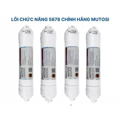 Combo 4 Lõi Lọc Khoáng MUTOSI 5678 - Hàng Chính Hãng Tăng Cường Khoáng Chất và Vị Ngon Cho Nước Uống