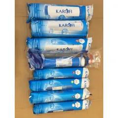 Bộ 8 Lõi Lọc Nước Karofi Chính Hãng - Dùng Thay Thế Máy RO, Bao Gồm Màng Lọc RO, Than Hoạt Tính, Khoáng MINERAL và NANO SILVER