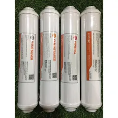 Bộ 4 Lõi Lọc Nước Livotec Karofi - T33-GAC, MINERAL, FAR INFRARED, NANO SILVER - Bổ Sung Khoáng Chất Thiết Yếu Cho Nước Uống Ngon Hơn