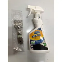 Dao Vệ Sinh & Chai Xịt Tẩy Dầu Mỡ Sofish Ceramic 500ml - Sản Phẩm Đặc Biệt Vệ Sinh Bếp Từ, Bếp Điện, Mặt Kính Hiệu Quả