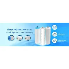 Combo 3 Lõi Lọc Chính Hãng KAROFI SMAX PRO V cho Máy KAD-L56, D36S, D66S, D528, U96 - Công Nghệ Smart Connect, Hiệu Quả Lọc Ưu Việt