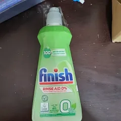 Nước làm bóng Finish 400ML - Hàng chính hãng, an toàn cho sức khỏe, phù hợp với máy rửa chén Bosch, Electrolux - Tăng cường hiệu quả rửa bát