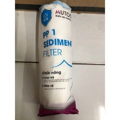 Lõi Lọc Nước Số 3 MUTOSI - PP 1 MICRON Chính Hãng - Lõi Lọc Thô Loại Bỏ Tạp Chất, Cặn Bẩn, Thời Gian Sử Dụng 12 Tháng