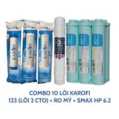 Bộ 10 Lõi Lọc Nước KAROFI Chính Hãng - Thay Thế cho Máy KAD-D52, KAD-X39 - Lọc Tạp Chất, Bảo Vệ Sức Khỏe
