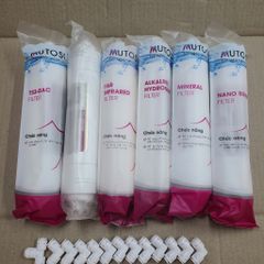 Bộ 6 lõi lọc nước RO Mutosi - T33, Far Infrared, Mineral, Bio Ceramic, Nano Silver, Alkaline Hydrogen - Hàng chính hãng