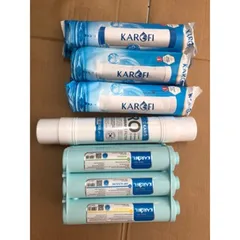 Bộ 10 Lõi Lọc Nước KAROFI Chính Hãng cho Máy OP1310 - Lõi Smax Duo và Màng RO 100 GPD Hàn Quốc, Lọc Sạch 99.99%