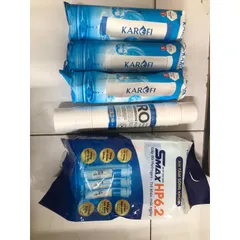 Bộ 10 Lõi Lọc Nước KAROFI Chính Hãng cho Máy OP1310 - Lõi Smax Duo và Màng RO 100 GPD Hàn Quốc, Lọc Sạch 99.99%