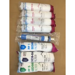 Combo 8 Lõi Lọc Nước MUTOSI 12345678 - Lọc Sạch Vi Khuẩn và Cung Cấp Khoáng Chất - Hàng Chính Hãng Chất Lượng Cao