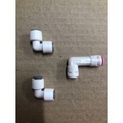 Bộ 2 Nối Vuông 6-6 mm + Van 1 Chiều Góc Dùng Cho Màng RO Đúc - Thiết Bị Tiện Ích Chuyển Đổi Nhanh chóng