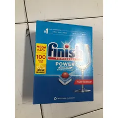 Viên Rửa Bát FINISH Essential 100 Viên - Hàng Chính Hãng Châu Âu, Làm Sạch Mạnh Mẽ, Hương Chanh, An Toàn Cho Đồ Ăn