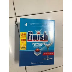 Viên Rửa Bát FINISH Essential 100 Viên - Hàng Chính Hãng Châu Âu, Làm Sạch Mạnh Mẽ, Hương Chanh, An Toàn Cho Đồ Ăn