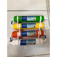 Bộ 4 Lõi Lọc Nước AQUA 5678 Chính Hãng - Cung Cấp Khoáng Chất & Tiêu Diệt Vi Khuẩn - Lõi GAC-T33, Khoáng Đá, Hồng Ngoại, Nano Silver