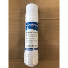 Lõi Lọc Nước NANO SILVER KORIHOME Chính Hãng - Loại Bỏ Vi Khuẩn, An Toàn Cho Sức Khỏe, Tuổi Thọ 12-24 Tháng