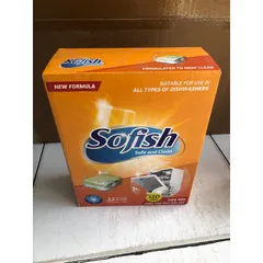 Viên Rửa Bát Sofish 120 Viên Chính Hãng - Hiệu Quả Làm Sạch Tốt Nhất Cho Máy Rửa Chén Bosche, Teka, Hafele và Nhiều Hãng Khác