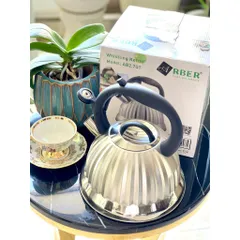 Ấm Đun Từ Arber AB2.7QT - Inox 304 Cao Cấp, Dung Tích 2.7L, Chống Nóng Quai Cầm, Đun Trên Mọi Loại Bếp, Tiện Lợi và An Toàn