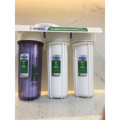 Bộ 3 Cốc Lọc Thô Titako 10inch - Lọc Nước Sinh Hoạt, Chặn Cặn Bùn Đất, Rỉ Sét, Dụng Cụ Gia Đình Tiện Ích