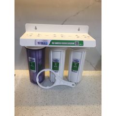 Bộ 3 Cốc Lọc Thô Titako 10inch - Lọc Nước Sinh Hoạt, Chặn Cặn Bùn Đất, Rỉ Sét, Dụng Cụ Gia Đình Tiện Ích