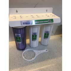 Bộ 3 Cốc Lọc Thô Titako 10inch - Lọc Nước Sinh Hoạt, Chặn Cặn Bùn Đất, Rỉ Sét, Dụng Cụ Gia Đình Tiện Ích