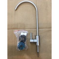 Vòi Gạt Nối Nhanh Inox 304 Không Rỉ Cho Máy Lọc Nước RO - Thiết Kế Tinh Xảo, Xoay 360° Tiện Lợi, Sang Trọng