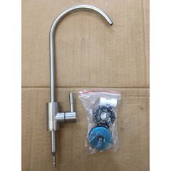 Vòi Gạt Nối Nhanh Inox 304 Không Rỉ Cho Máy Lọc Nước RO - Thiết Kế Tinh Xảo, Xoay 360° Tiện Lợi, Sang Trọng