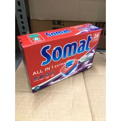 Sản Phẩm SOMAT [ HỘP 26 VIÊN - MUỐI 1,2KG - BÓNG750ML] - Hàng chính hãng