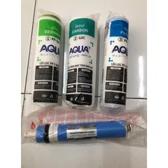 Bộ 4 Lõi Lọc Aqua 1234 Chính Hãng - Thay Thế Lõi Cho Máy Lọc RO, Nước Sạch Tinh Khiết, An Toàn Cho Gia Đình