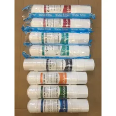 Bộ 8 Lõi Lọc Nước KORIHOME Chính Hãng - Gồm Sediment, Pre Carbon, RO, Post Carbon, Hydrogen Alkaline, Nano Silver - Thay Thế Dễ Dàng