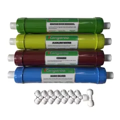 Lõi Lọc Nước RO Kangaroo 5678 Chính Hãng - Lọc Nano Silver, Ceramic, Alkaline, Đá Maifan, Bổ Sung Khoáng Chất Thiên Nhiên