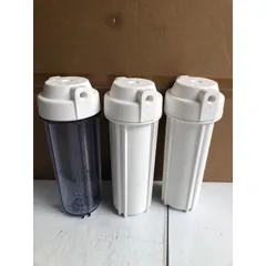 Cốc Lọc 10inch 2 Gioăng - Chất Liệu Nhựa Nguyên Sinh Cao Cấp, Thay Thế Máy Lọc Nước RO, Nano
