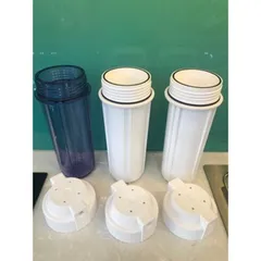 Cốc Lọc 10inch 2 Gioăng - Chất Liệu Nhựa Nguyên Sinh Cao Cấp, Thay Thế Máy Lọc Nước RO, Nano
