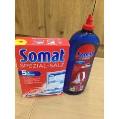 [Combo] 2 Sản Phẩm SOMAT [Muối 1.2KG + Nước Bóng 750ML] - HÀNG CHÍNH HÃNG