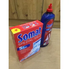 [Combo] 2 Sản Phẩm SOMAT [Muối 1.2KG + Nước Bóng 750ML] - HÀNG CHÍNH HÃNG