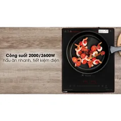 Bếp từ đơn Pramie PRMY-1108 - Nhập Khẩu nguyên chiếc Malaysia - Lắp đặt âm hoặc để nổi - BH 2 năm chính hãng