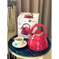 Ấm đun từ ARBER- AB2.5MD - Dung tích 2,5 Lít - Với kiểu dáng vô cùng đẹp và hiện đại, vòi và nắp ấm là inox sáng bóng