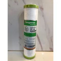 Lõi Lọc Nước Số 3 KANGAROO Chính Hãng - PP 1M Lọc Thô 1 Micron Cho Nước Sạch, Thay Thế 9-12 Tháng