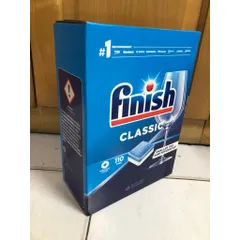 Viên Rửa Chén FINISH CLASSIC Hộp 110 viên - Hàng chính hãng -Xuất xứ :Châu Âu  - Chuyên dùng cho các loại máy rửa chén