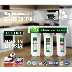 Máy Lọc Nước Nano Geyser Ecotar 4 - Lọc Sạch Tiêu Chuẩn Uống, Công Nghệ Đa Lõi Nhập Khẩu LB Nga, Thân Thiện Môi Trường