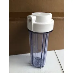 Cốc Lọc Trong 10 Inch - Thay Thế Cho Máy Lọc Nước RO, Nano - 2 Gioăng Chống Rò Rỉ, Kiểm Tra Độ Sạch Bẩn