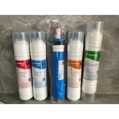 Combo 5 Lõi Lọc Thay Thế Máy Nóng Lạnh Titako - Sediment, Pre Carbon, Màng RO Dupont, Post Carbon, Nano Silver
