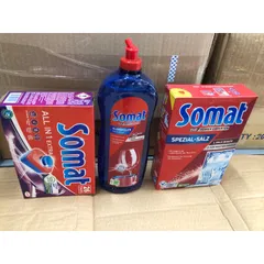 [Combo] 3 Sản Phẩm SOMAT [ Hộp 26 Viên - Muối 1,2KG - Bóng 750ML] - Hàng chính hãng
