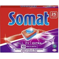 Viên rửa chén SOMAT Hộp 26 Viên ALL IN1 Extra - Chuyên dùng cho các máy rửa