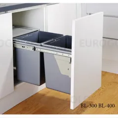 Thùng rác EUROGOLD BL300 gắn cánh âm tủ - An toàn, tiện lợi, thiết kế sạch sẽ cho không gian bếp gọn gàng.