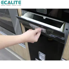 Thùng gạo điện tử ECALITE RC300B, màu đen - Thiết kế hiện đại, chế độ đong gạo thông minh 15kg, bảo quản gạo tối ưu