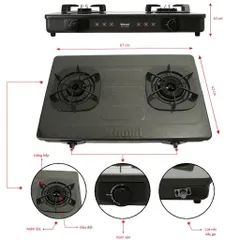 Bếp gas dương Rinnai RV-715Slim-G 606933
