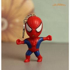 Móc Khóa Siêu Anh Hùng Avengers Phát Sáng LED - Người Dơi, Người Sắt, Đội Trưởng Mỹ, Người Nhện - Quà Tặng Độc Đáo Cho Fan Hâm Mộ