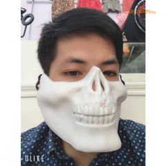 Mặt Nạ Đầu Lâu Hóa Trang Cá Tính - Phụ Kiện Halloween Độc Đáo Dành Cho Tiệc Tùng và Biểu Diễn Nghệ Thuật