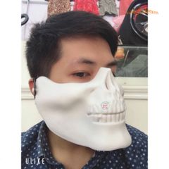 Mặt Nạ Đầu Lâu Hóa Trang Cá Tính - Phụ Kiện Halloween Độc Đáo Dành Cho Tiệc Tùng và Biểu Diễn Nghệ Thuật
