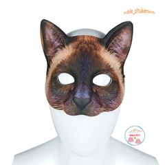 Mặt Nạ 3D Hình Mèo Nhật Bản Đen Trắng Dễ Thương Cho Lễ Hội, Cosplay - Phụ Kiện Độc Đáo Cho Trẻ Em và Người Lớn