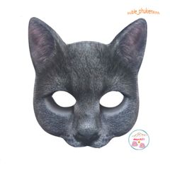 Mặt Nạ 3D Hình Mèo Nhật Bản Đen Trắng Dễ Thương Cho Lễ Hội, Cosplay - Phụ Kiện Độc Đáo Cho Trẻ Em và Người Lớn